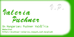 valeria puchner business card